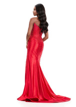 ASHLEYlauren Beaded Corset Prom Dress 12356