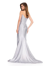 ASHLEYlauren Beaded Corset Prom Dress 12356