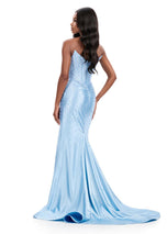 ASHLEYlauren Beaded Corset Prom Dress 12356