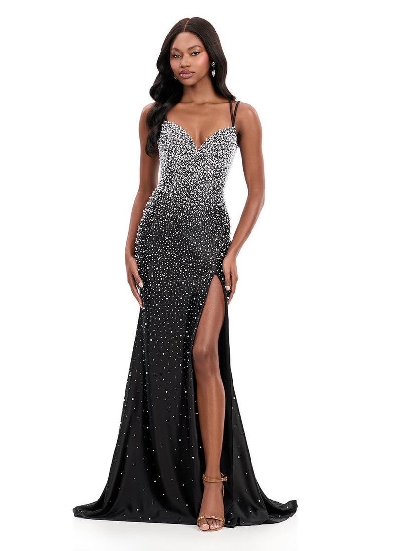 ASHLEYlauren Lace-up Open Back Prom Dress 12357 ASHLEYlauren Lace-up Open Back Prom Dress 12357