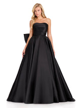 ASHLEYlauren Ruffle Back Ball Gown Prom Dress 12358