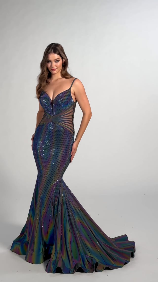 supernova prom dress Ellie Wilde by Mon Cheri EW35702