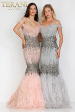 Terani Beaded Evening Gown 1911GL9512