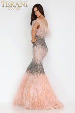 Terani Beaded Evening Gown 1911GL9512