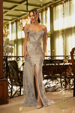 Terani Beaded Evening Gown 1912GL9572