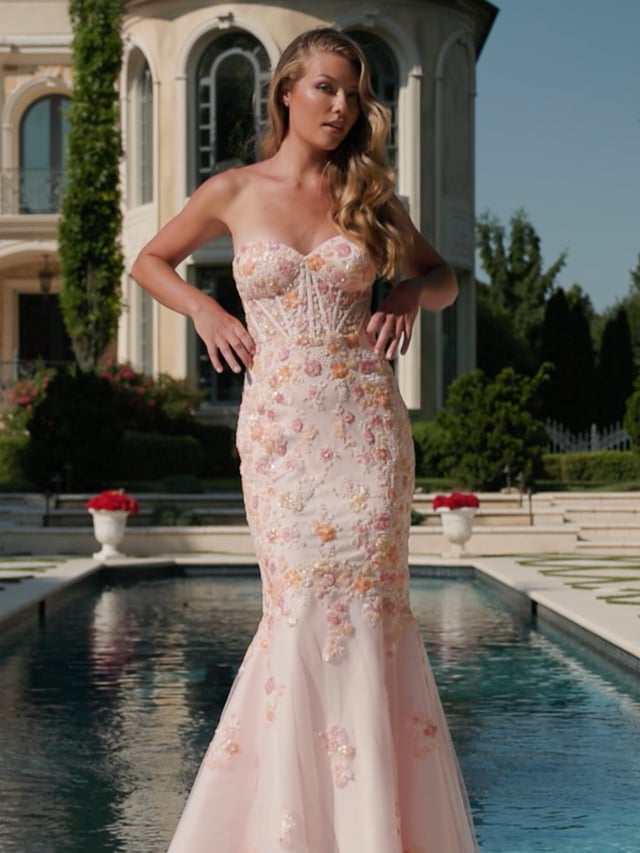 Faviana Corset Mermaid Long Prom Dress 11250 Light Yellow / 4 Faviana Corset Mermaid Long Prom Dress 11250 Light Yellow / 4