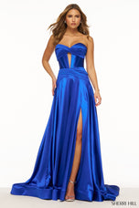 Sherri Hill A-Line Strapless Cut-out Prom Dress 56396