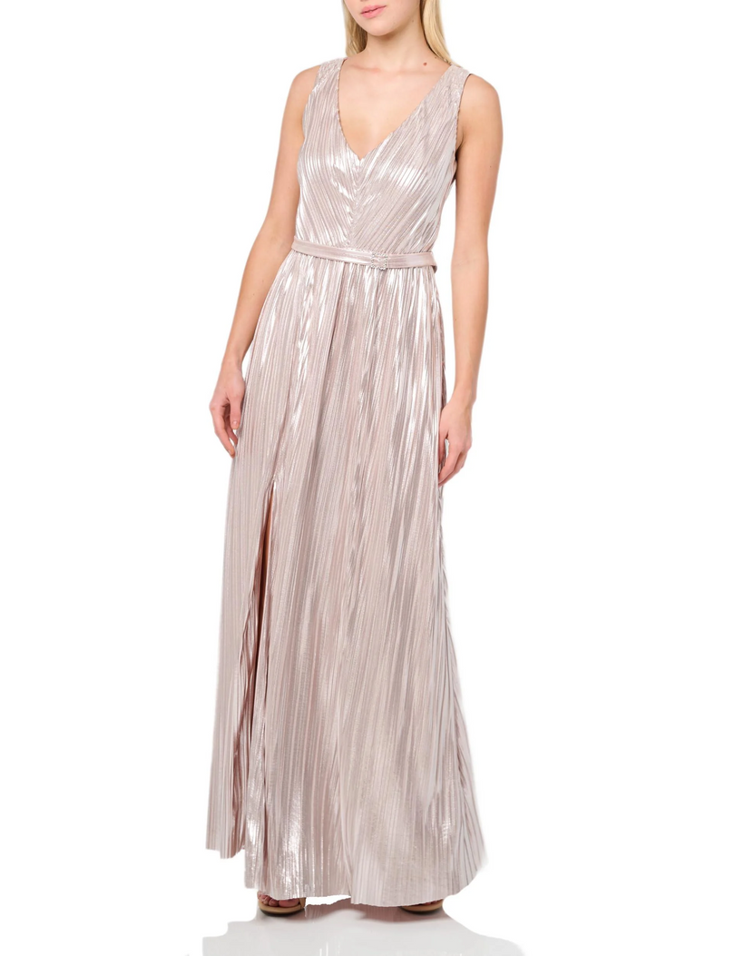 Eliza J V-Neck A-line Pleated Evening Dress EJ2M9578 Eliza J V-Neck A-line Pleated Evening Dress EJ2M9578