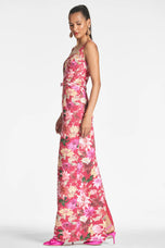 Sachin & Babi "Lana" Fitted Floral Gown