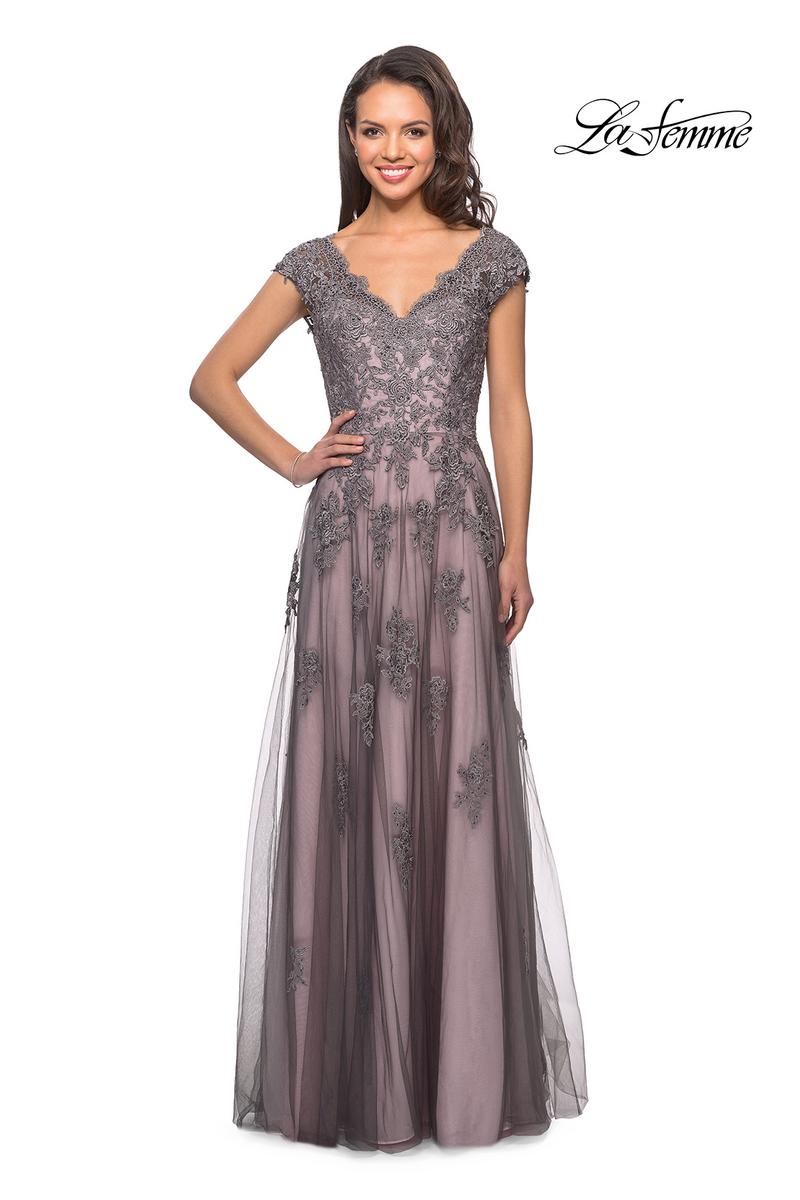 La Femme Evening Dress 23449