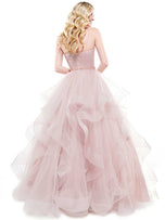 Colors Tiered Ruffle Prom Dress 2381