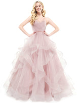 Colors Tiered Ruffle Prom Dress 2381