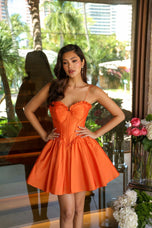 Ava Presley Corset Ruffle Bodice HoCo Dress 26314