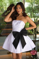 Ava Presley A-Line Bow HoCo Dress 26382
