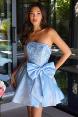 Ava Presley A-Line Bow HoCo Dress 26382