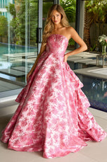 Ava Presley Strapless Ballgown Prom Dress 26412