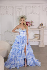 Ava Presley Rhinestone Peek-A-Boo Ballgown Prom Dress 26442