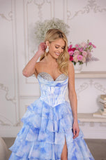 Ava Presley Rhinestone Peek-A-Boo Ballgown Prom Dress 26442