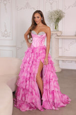 Ava Presley Rhinestone Peek-A-Boo Ballgown Prom Dress 26442