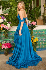 Ava Presley A-Line High Slit Prom Dress 26513