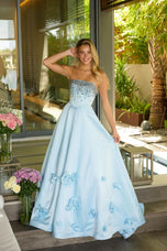 Ava Presley 3D Floral Applique Ballgown Prom Dress 26532