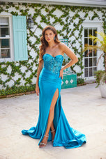 Ava Presley Corset Mirror Prom Dress 40145