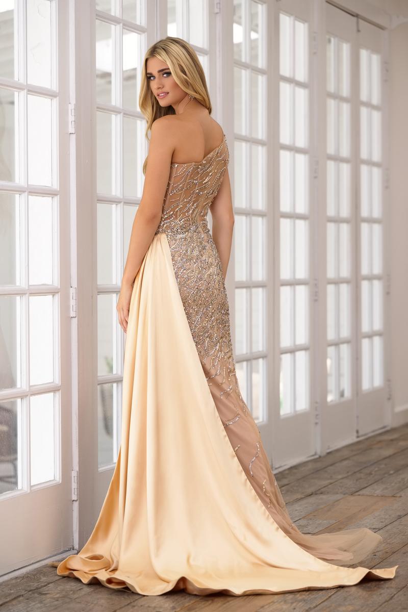 prom dress sash Open-Back Long Halter Prom Dress with Sash