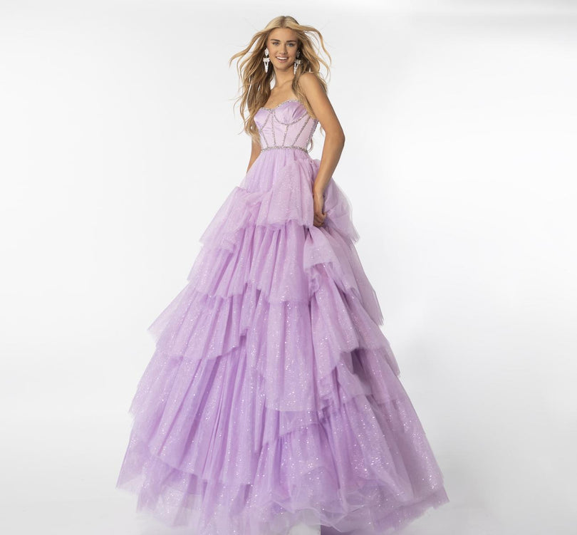 Ava Presley Sparkle Tulle Ball Gown Dress 28592