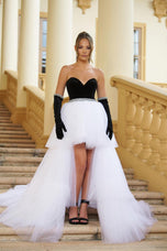 Ava Presley Strapless High Low Prom Dress 28601