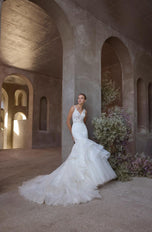 Morilee "Demetra" Fit and Flare Lace Bridal Gown