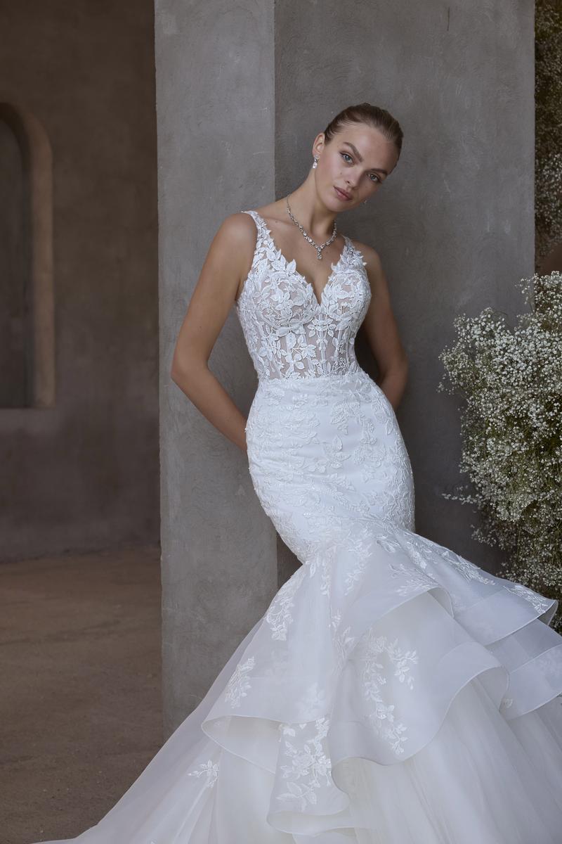 Morilee "Demetra" Fit and Flare Lace Bridal Gown Morilee "Demetra" Fit and Flare Lace Bridal Gown