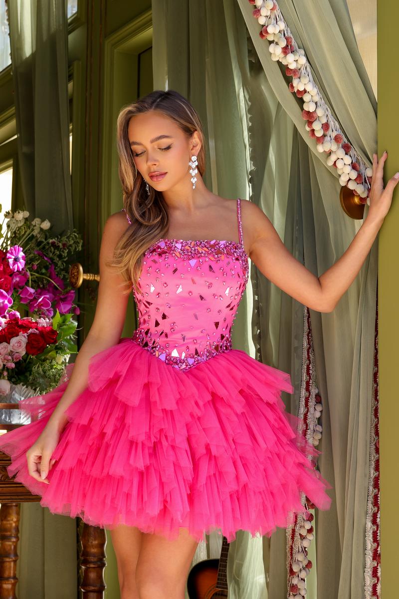 Shop Mirror and Cut Glass Homecoming Dresses | Terry Costa