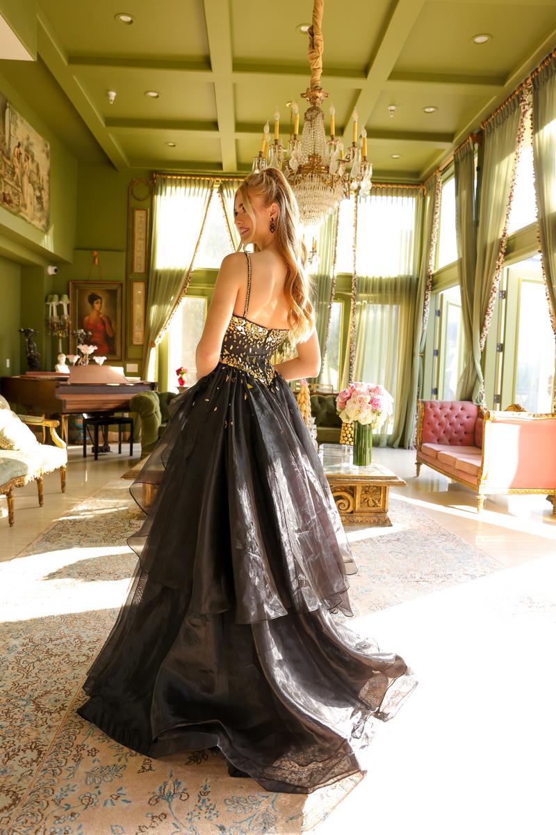 Ava Presley Cut Glass High Slit Ball Gown Dress 29189 Ava Presley Cut Glass High Slit Ball Gown Dress 29189