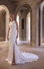 Morilee "Persah" Sophisticated Halter Low Back Bridal Gown