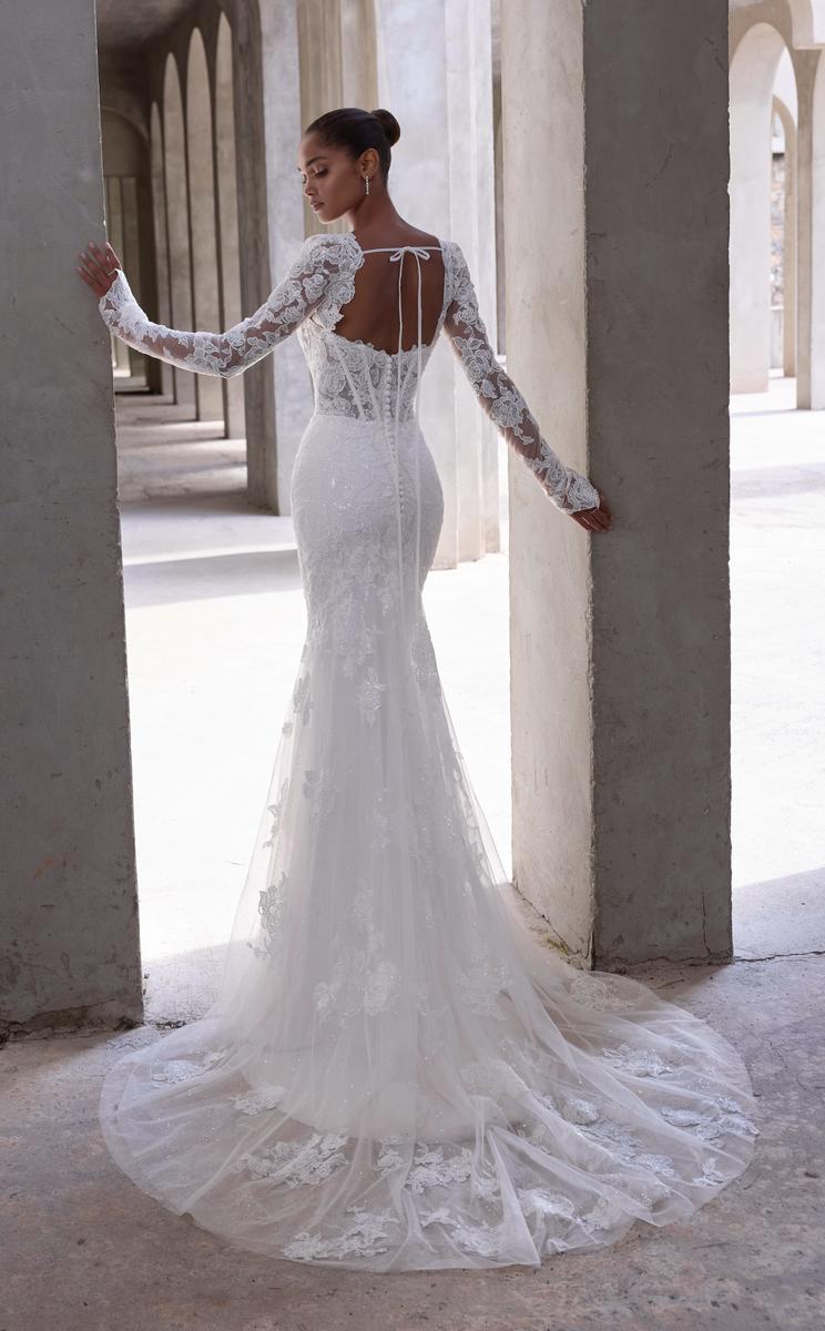 Morilee Bridal "Vasiliki" Lace Fit & Flare Bridal Gown 2940 Morilee Bridal "Vasiliki" Lace Fit & Flare Bridal Gown 2940