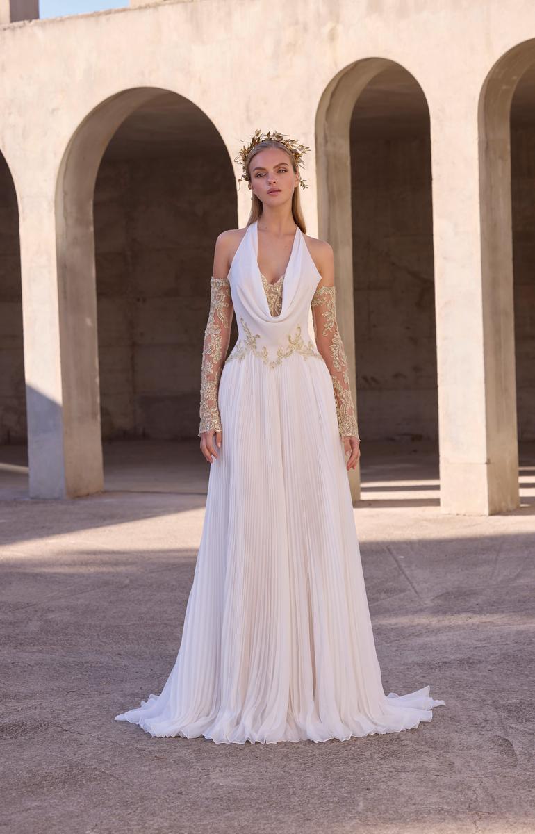 bridal dress v neck Morilee Euphemia V-Neck Bridal Gown Dress 2949