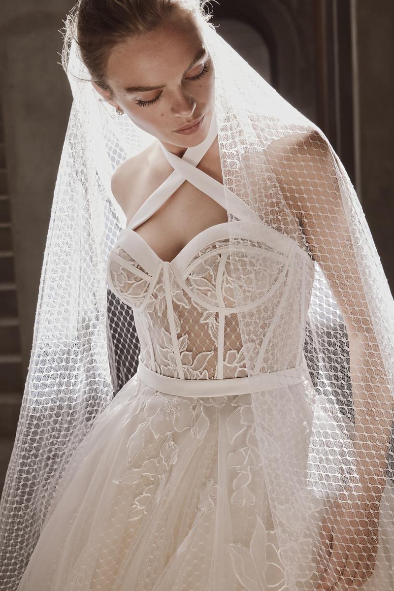 Morilee "Myra" Swiss Dot Strapless Ballgown Bridal Gown Morilee "Myra" Swiss Dot Strapless Ballgown Bridal Gown