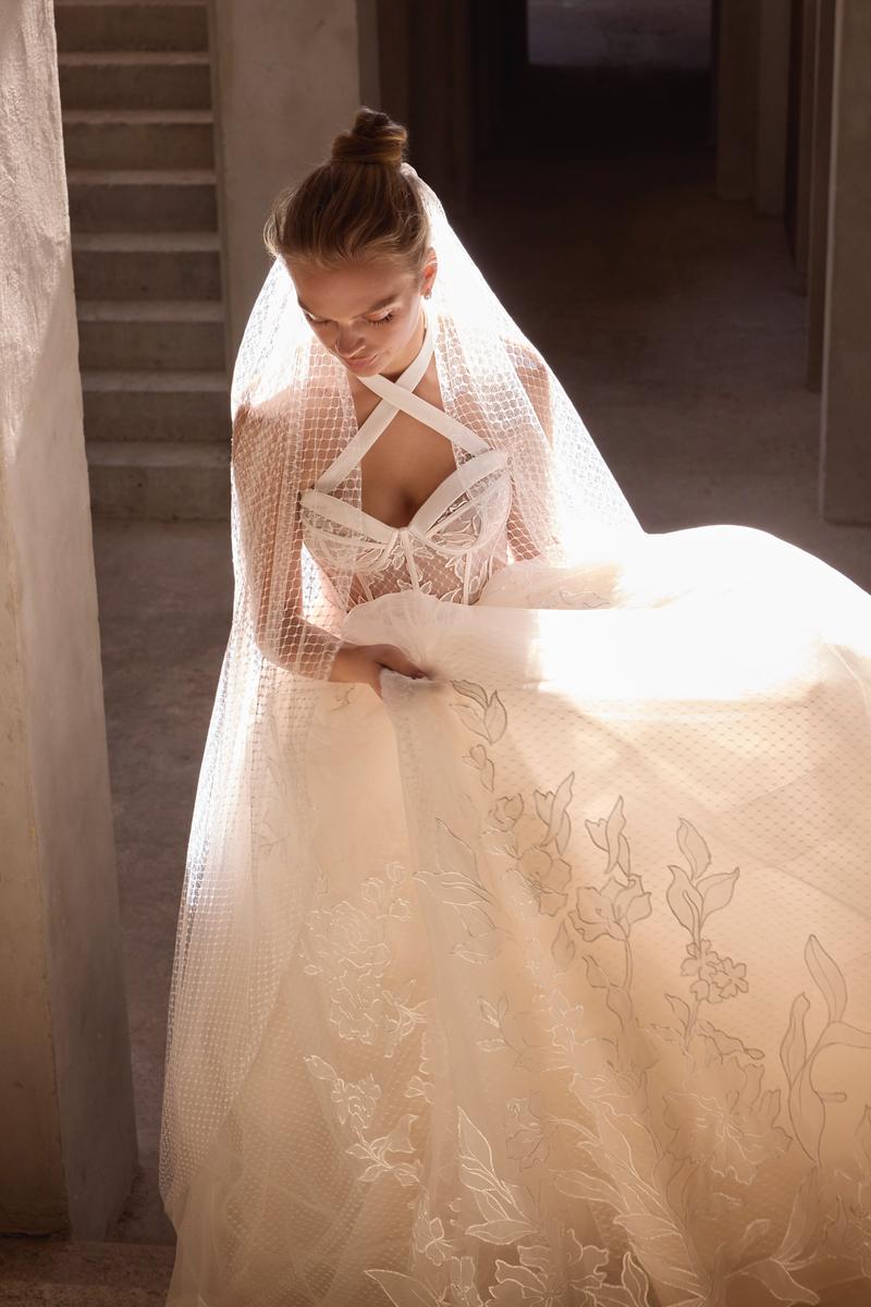 Morilee "Myra" Swiss Dot Strapless Ballgown Bridal Gown Morilee "Myra" Swiss Dot Strapless Ballgown Bridal Gown