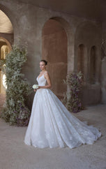 Morilee "Rosie" Delicate A-line Lace Bridal Gown with Straps 2988