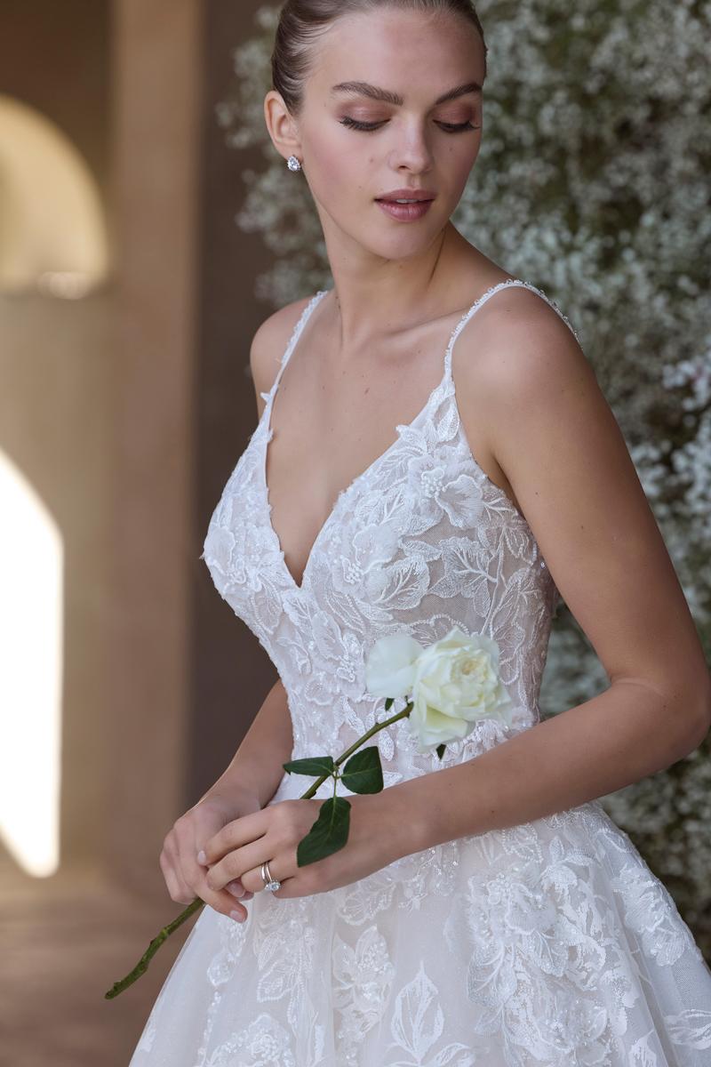 Morilee "Rosie" Delicate A-line Lace Bridal Gown with Straps 2988