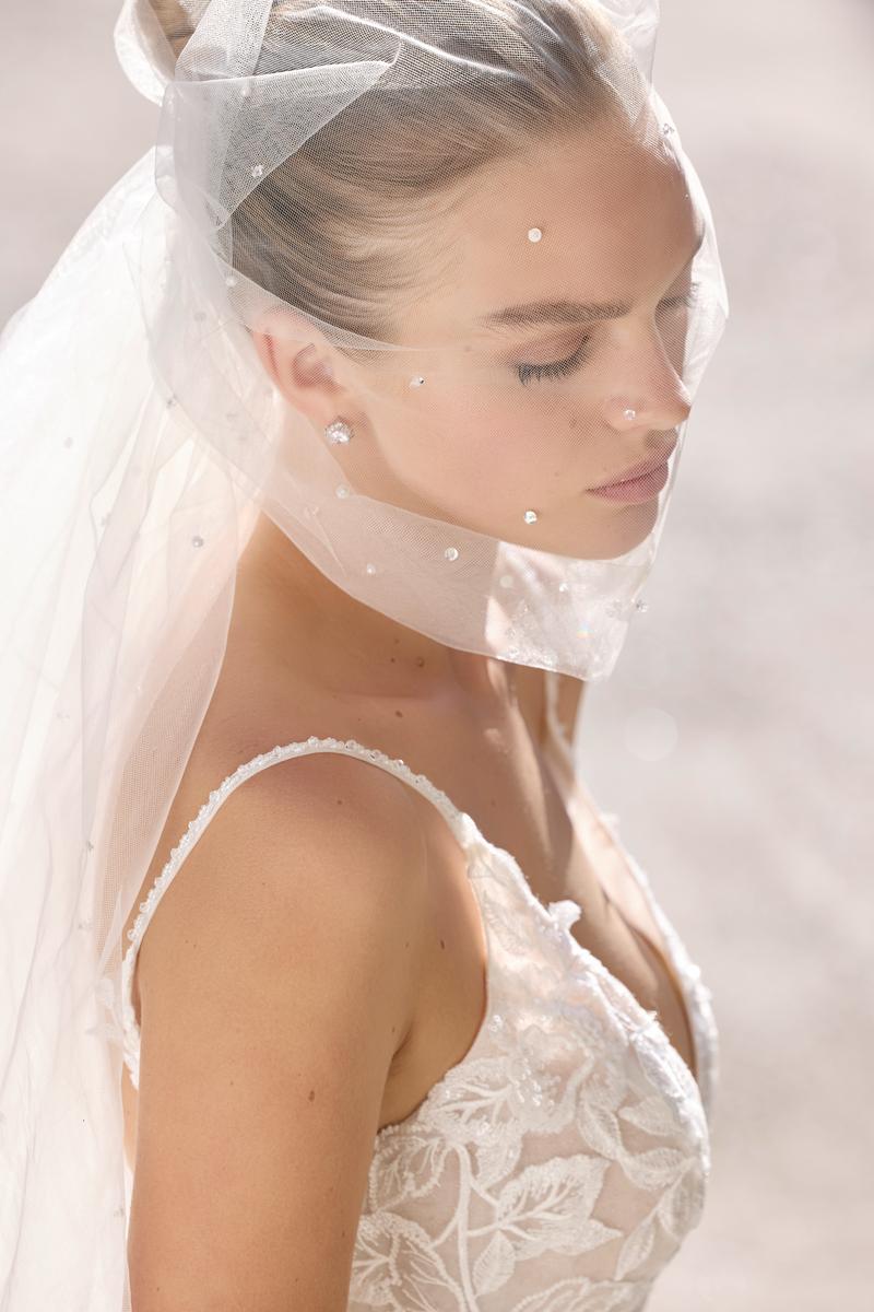 Morilee "Rosie" Delicate A-line Lace Bridal Gown with Straps 2988