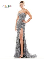 Colors Tight Corset Prom Dress 3103