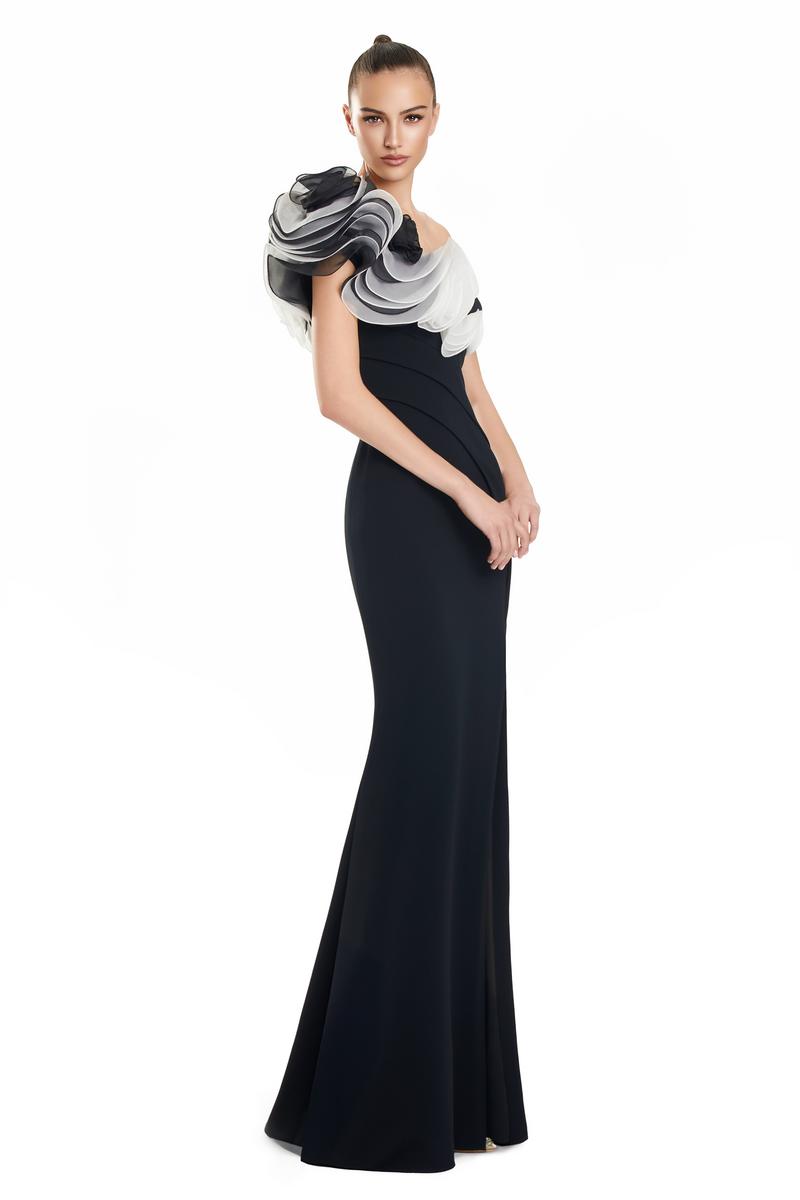 Alexander by Daymor Dress 3122 Black/White / 8 Alexander by Daymor Dress 3122 Black/White / 8