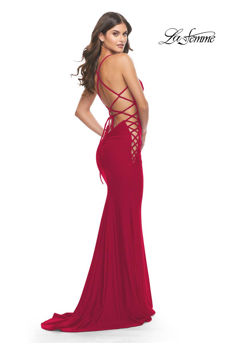 la femme red prom dress Prom Dress Style #31933