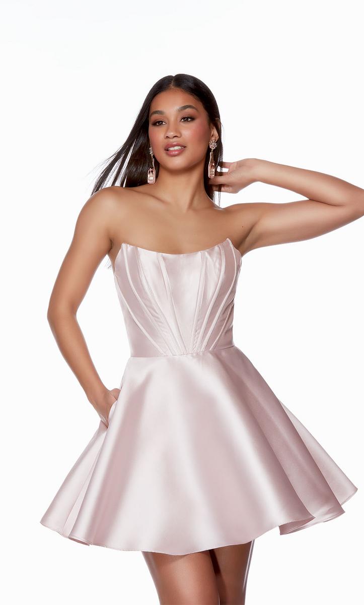 Alyce Paris Short A-Line Homecoming Dress 3134 Alyce Paris Short A-Line Homecoming Dress 3134