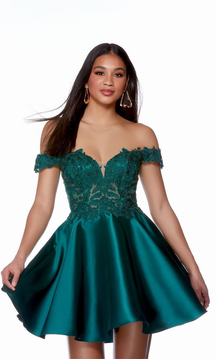 Alyce Pariss Off Shoulder Homecoming Dress 3141 Alyce Pariss Off Shoulder Homecoming Dress 3141