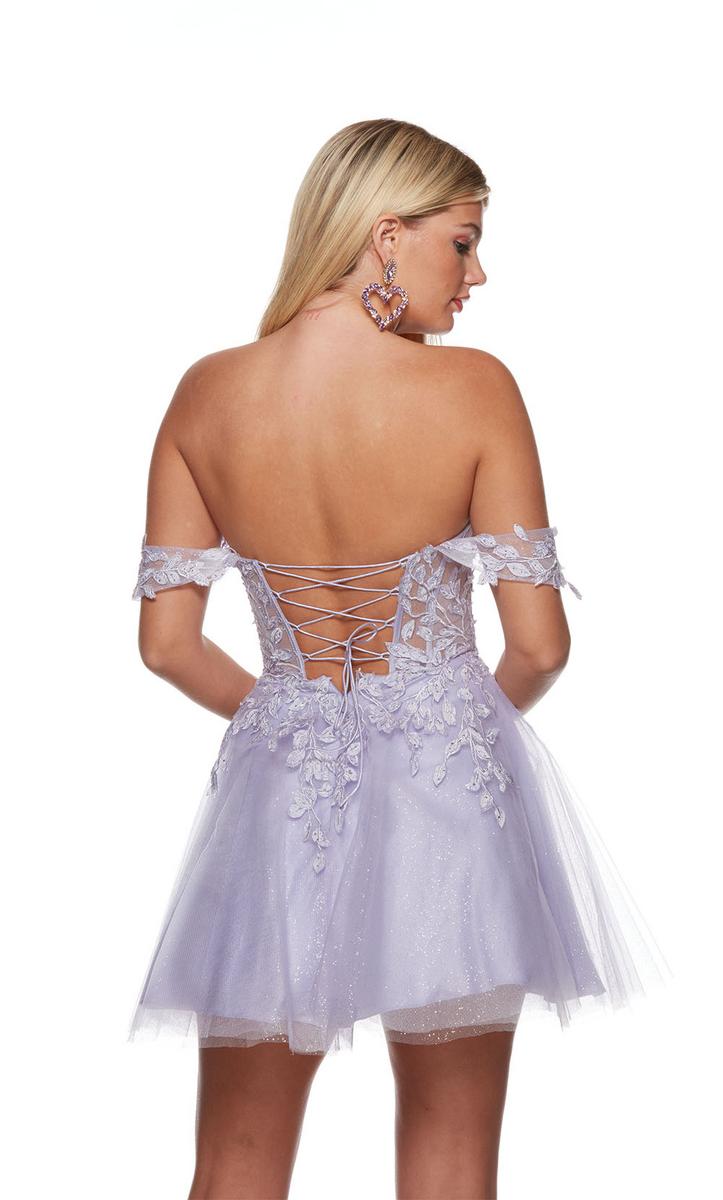 Alyce Paris A-Line Lace Corset Homecoming Dress 3159 Alyce Paris A-Line Lace Corset Homecoming Dress 3159