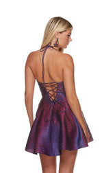 Alyce Paris A-Line Lace-up Homecoming Dress 3166
