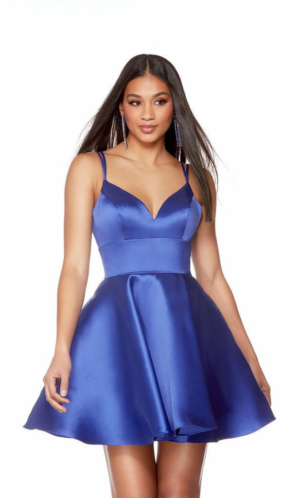 Alyce Paris Simple A-Line Homecoming Dress 3168