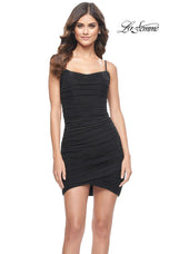 La Femme Simple Fitted Homecoming Dress 31748